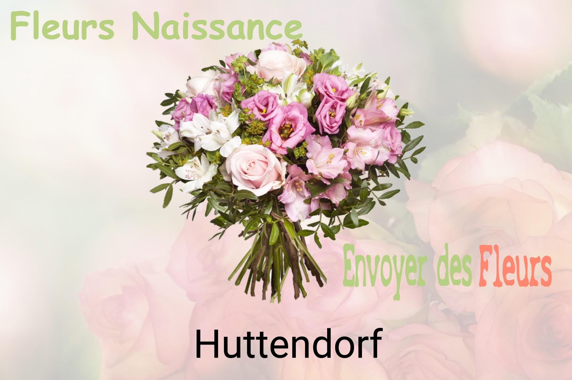 Bouquet de fleurs de naissance livré à Huttendorf